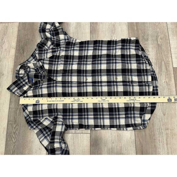 Pendleton Men’s Blue Plaid Button Up Shirt Sz‎ M - Picture 8 of 9